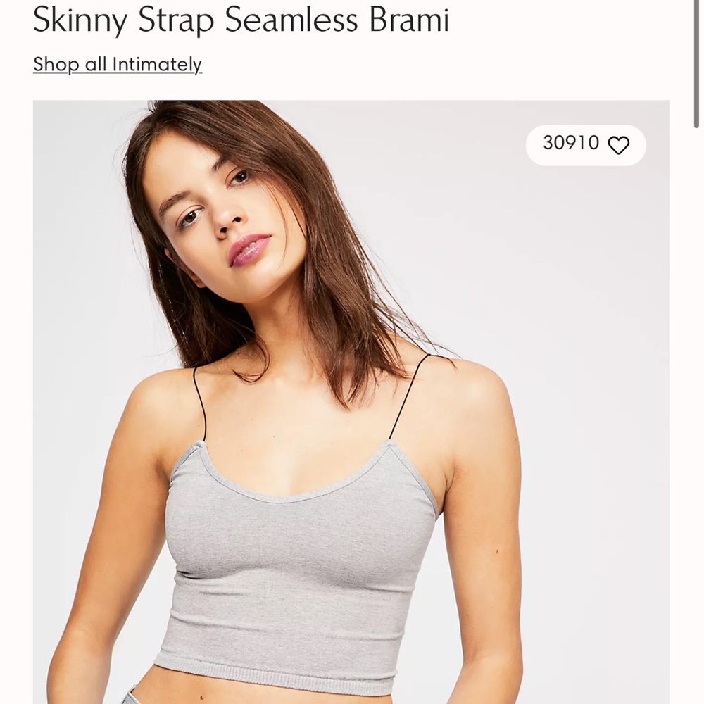 Free People -  Skinny Strap Seamless Brami